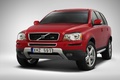 Volvo XC90 V8 rouge 3/4 avant gauche