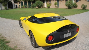 Alfa Romeo TZ3 Stradale jaune 3/4 arrière gauche