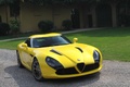 Alfa Romeo TZ3 Stradale jaune 3/4 avant droit