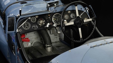 Talbot Lago T150C, bleu, habitacle