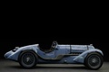 Talbot Lago T150C, bleu, profil drt