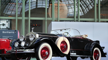 Vente Bonhams - Rolls Royce noir 3/4 avant gauche