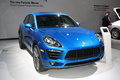 Porsche Macan S - bleu - 3/4 avant droit