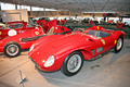 Exposition Ferrari - Panthéon Automobile de Bâle - 250 Testa Rossa rouge 3/4 avant gauche