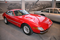 Exposition Ferrari - Panthéon Automobile de Bâle - 365 GTB/4 Daytona rouge 3/4 avant droit