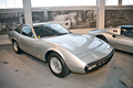 Exposition Ferrari - Panthéon Automobile de Bâle - 365 GTC/4 gris 3/4 avant droit