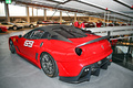 Exposition Ferrari - Panthéon Automobile de Bâle - 599XX rouge 3/4 arrière gauche