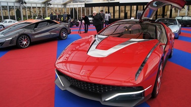 Festival Automobile International de Paris - Giugiaro Brivido 3/4 avant gauche porte ouverte