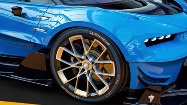 Festival Automobile International de Paris 2016 - Bugatti Vision GT jante