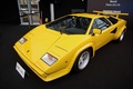 Festival Automobile International de Paris 2016 - Lamborghini Countach LP400 S jaune 3/4 avant gauche