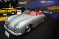 Festival Automobile International de Paris 2016 - Porsche 356 Speedster gris 3/4 avant gauche