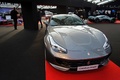 Festival Automobile International de Paris 2017 - Ferrari GTC/4 Lusso anthracite face avant