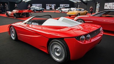 Festival Automobile International de Paris 2017 - Fioravanti C100r rouge 3/4 arrière gauche