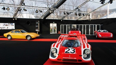 Festival Automobile International de Paris 2017 - Porsche 917K rouge face avant