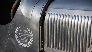 Festival Automobile International de Paris 2017 - Voisin Speedrecord sangle capot