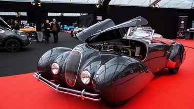 Festival Automobile International de Paris 2018 - Delahaye anthracite 3/4 avant gauche