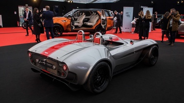 Festival Automobile International de Paris 2018 - Jannarelly Design-1 gris/rouge 3/4 arrière droit