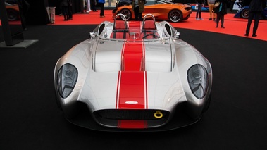 Festival Automobile International de Paris 2018 - Jannarelly Design-1 gris/rouge face avant