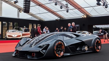 Festival Automobile International de Paris 2018 - Lamborghini Terzo Millennio 3/4 avant gauche