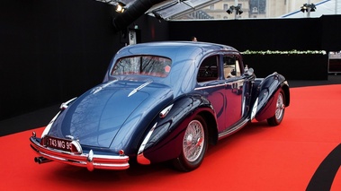 Festival Automobile International de Paris 2018 - Talbot-Lago bleu/bleu 3/4 arrière droit