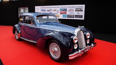 Festival Automobile International de Paris 2018 - Talbot-Lago bleu/bleu 3/4 avant droit