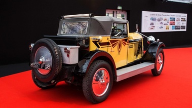 Festival Automobile International de Paris 2018 - Voisin noir/jaune 3/4 arrière droit