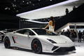 Lamborghini Gallardo LP570-4 Squadra Corse gris 3/4 avant droit