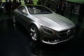 Mercedes Classe S Coupé gris 3/4 avant droit