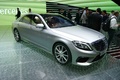 Mercedes S63 AMG gris satiné 3/4 avant droit