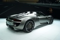 Porsche 918 Spyder anthracite 3/4 arrière droit