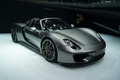 Porsche 918 Spyder anthracite 3/4 avant droit