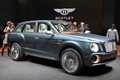 Salon de Genève 2012 - Bentley EXP 9 F bleu 3/4 avant droit