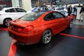 Salon de Genève 2012 - BMW M6 orange 3/4 arrière droit