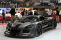 Salon de Genève 2012 - Gumpert Apollo Enraged noir mate 3/4 avant gauche