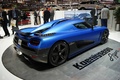 Salon de Genève 2012 - Koenigsegg Agera R bleu mate 3/4 arrière droit