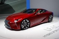 Salon de Genève 2012 - Lexus LF-LC rouge 3/4 avant gauche