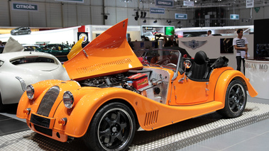 Salon de Genève 2012 - Morgan orange 3/4 avant gauche