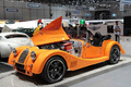 Salon de Genève 2012 - Morgan orange 3/4 avant gauche