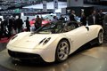 Salon de Genève 2012 - Pagani Huayra blanc 3/4 avant gauche