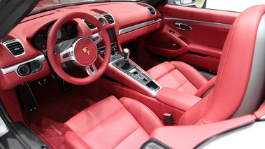 Salon de Genève 2012 - Porsche Boxster S gris intérieur