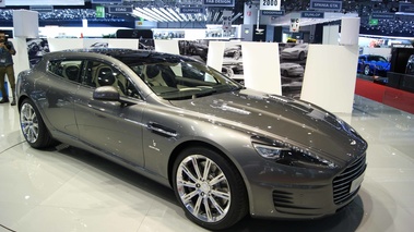 Salon de Genève 2013 - Aston Martin Bertone Jet 2+2 anthracite 3/4 avant droit