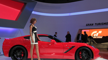 Salon de Genève 2013 - Chevrolet Corvette C7 Stingray profil