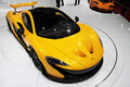 Salon de Genève 2013 - McLaren P1 jaune 3/4 avant droit