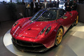 Salon de Genève 2013 - Pagani Huayra bordeaux 3/4 avant gauche