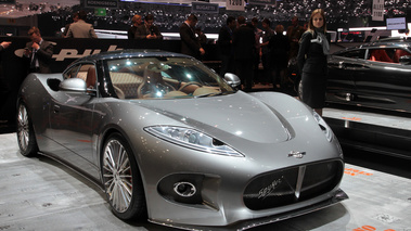 Salon de Genève 2013 - Spyker B6 Venator anthracite 3/4 avant droit