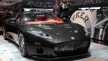 Salon de Genève 2013 - Spyker C8 Aileron noir 3/4 avant droit