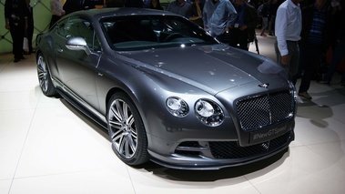 Bentley Continental GT Speed anthracite 3/4 avant droit