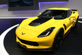 Chevrolet Corvette C7 Z06 jaune 3/4 avant gauche