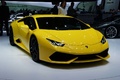 Lamborghini Huracan jaune 3/4 avant droit