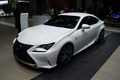 Lexus RC 350 blanc 3/4 avant gauche